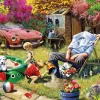 Busy In The Garden 1000 Piece Puzzle By Kevin Walsh