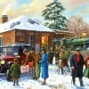 Christmas Nearly Home 1000 Piece Puzzle By Kevin Walsh