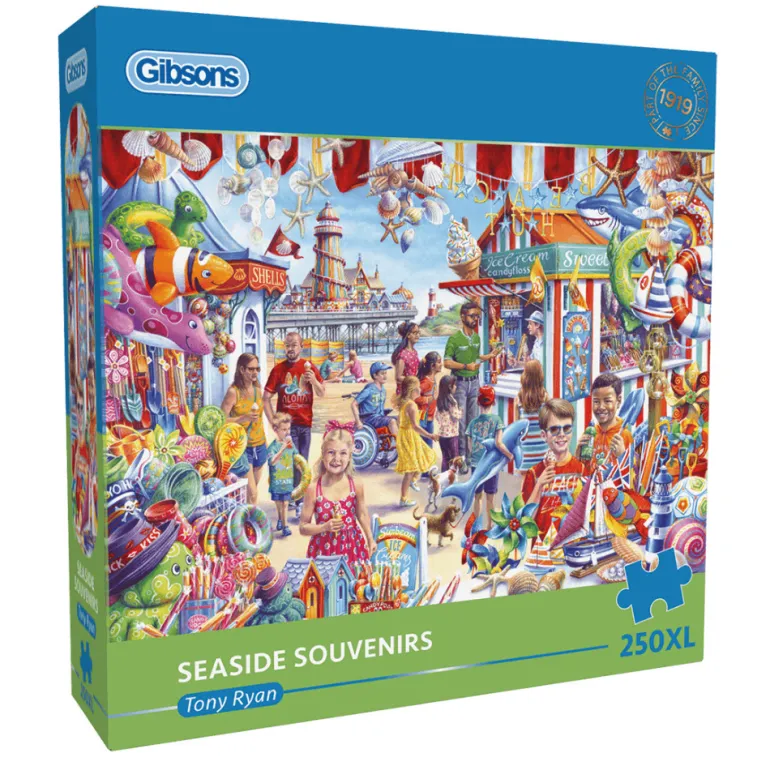 SEASIDE SOUVENIRS EXTRA LARGE 250XL PIECE JIGSAW PUZZLE