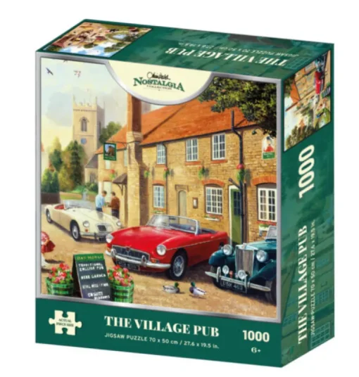 The Village Pub 1000 Piece Puzzle by Kevin Walsh