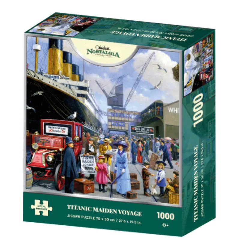 Titanic Maiden Voyage 1000 piece Puzzle by Kevin Walsh